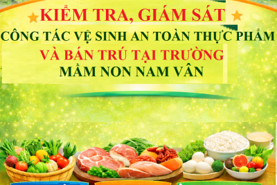 TỰ KIỂM TRA, GIÁM SÁT CÔNG TÁC VỆ SINH AN TOÀN THỰC PHẨM VÀ BÁN TRÚ
