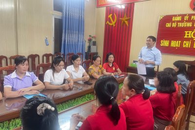 TRƯỜNG MẦM NON NAM VÂN SINH HOẠT CHI BỘ THƯỜNG KỲ THÁNG 05 – NĂM 2026