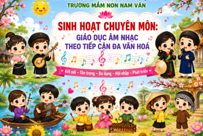 🌸🎶 SINH HOẠT CHUYÊN MÔN: GIÁO DỤC ÂM NHẠC THEO TIẾP CẬN ĐA VĂN HÓA 🎶🌸